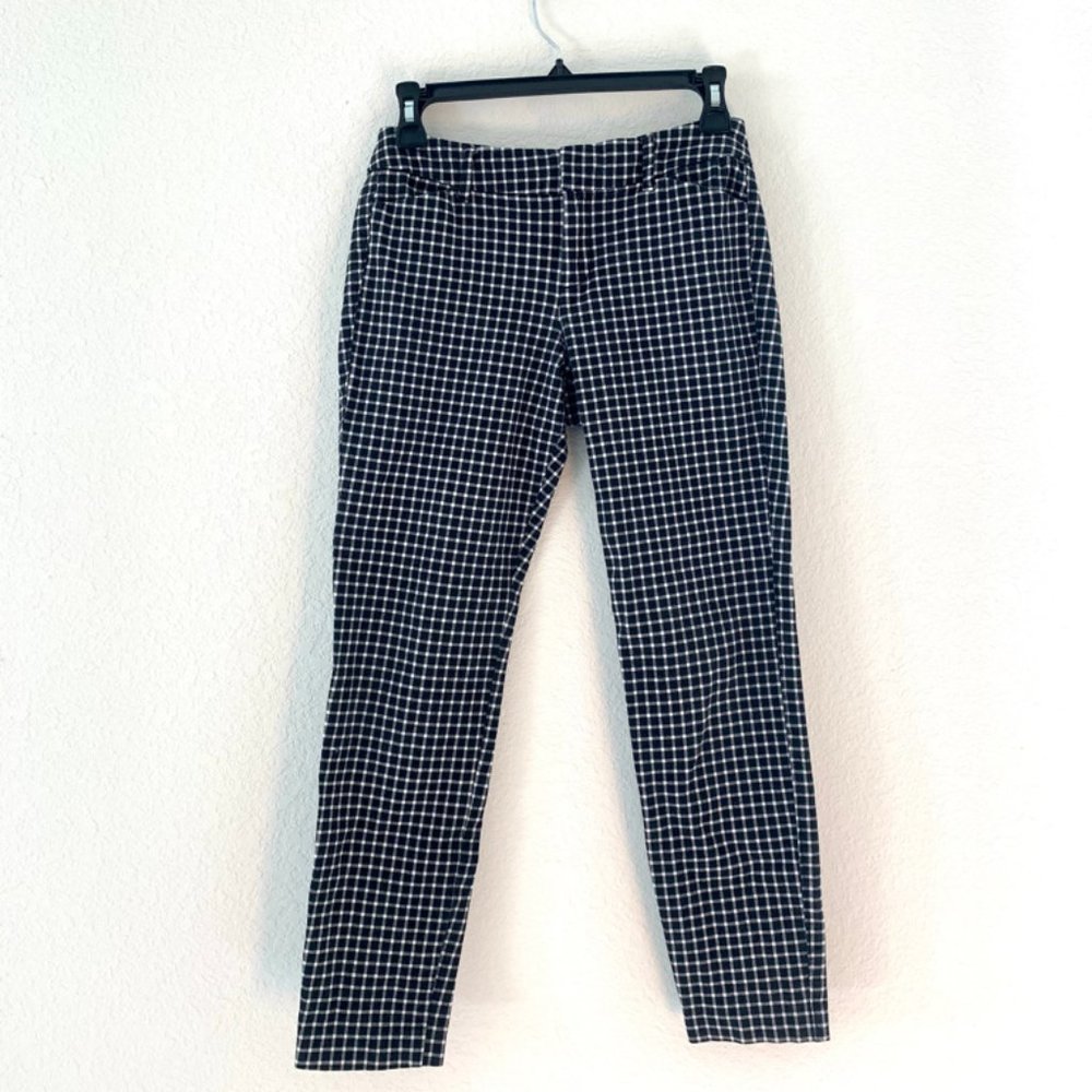 Old Navy Gingham B/W Dress Pants